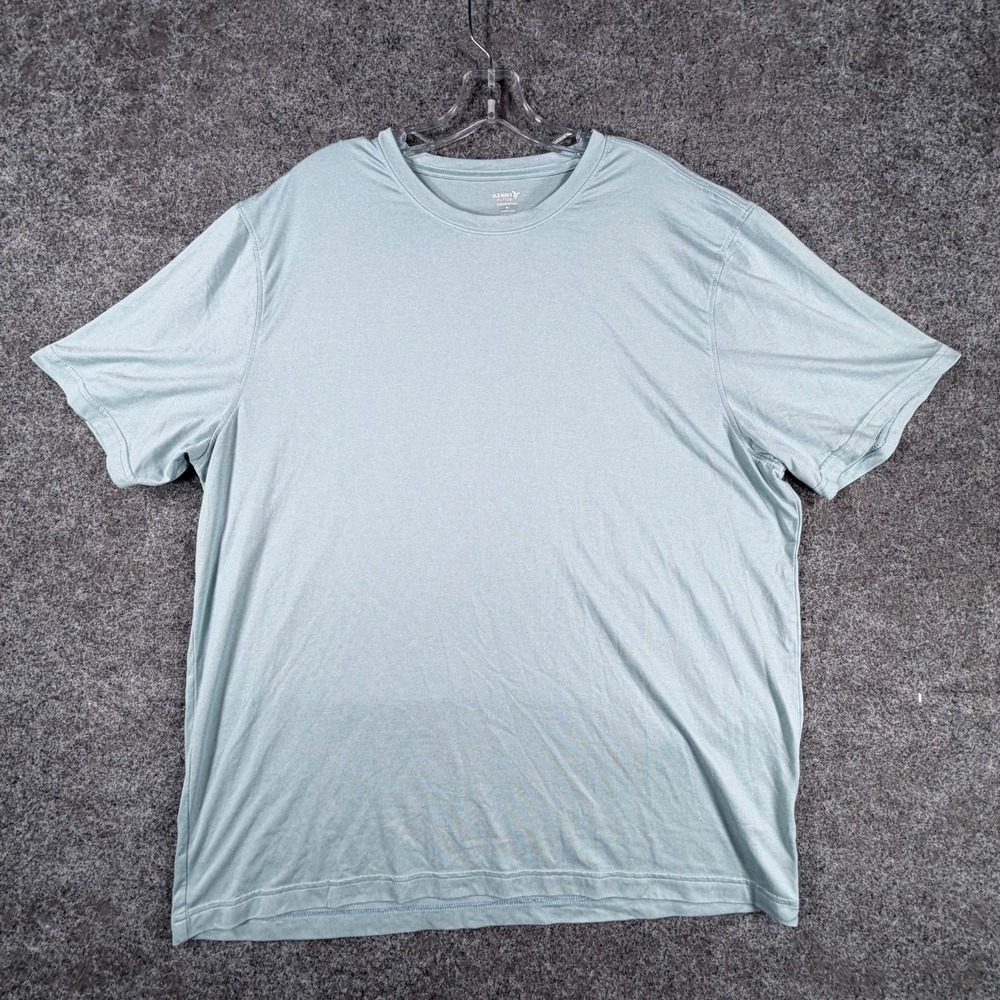 Old Navy Active Cloud Motion T Shirt Mens XL Blue Stretch Relaxed Sweat Wicking